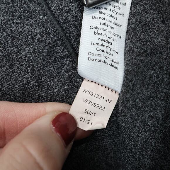 Athleta Salutation Stash Pocket II 7/8 High Rise Tight Grey Size Small - Picture 6 of 7